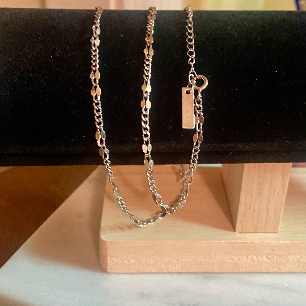 Unique Twist Cut Chain 925 Sterling Silver Necklace